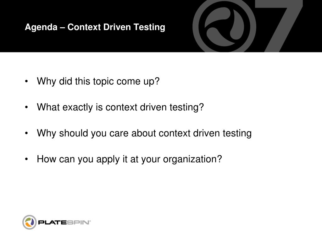PPT Context Driven Testing PowerPoint Presentation, free download