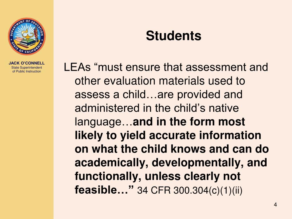 PPT Meeting Special Education Requirements for English Learners