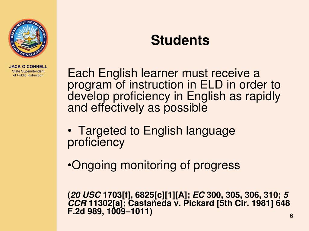 PPT Meeting Special Education Requirements for English Learners