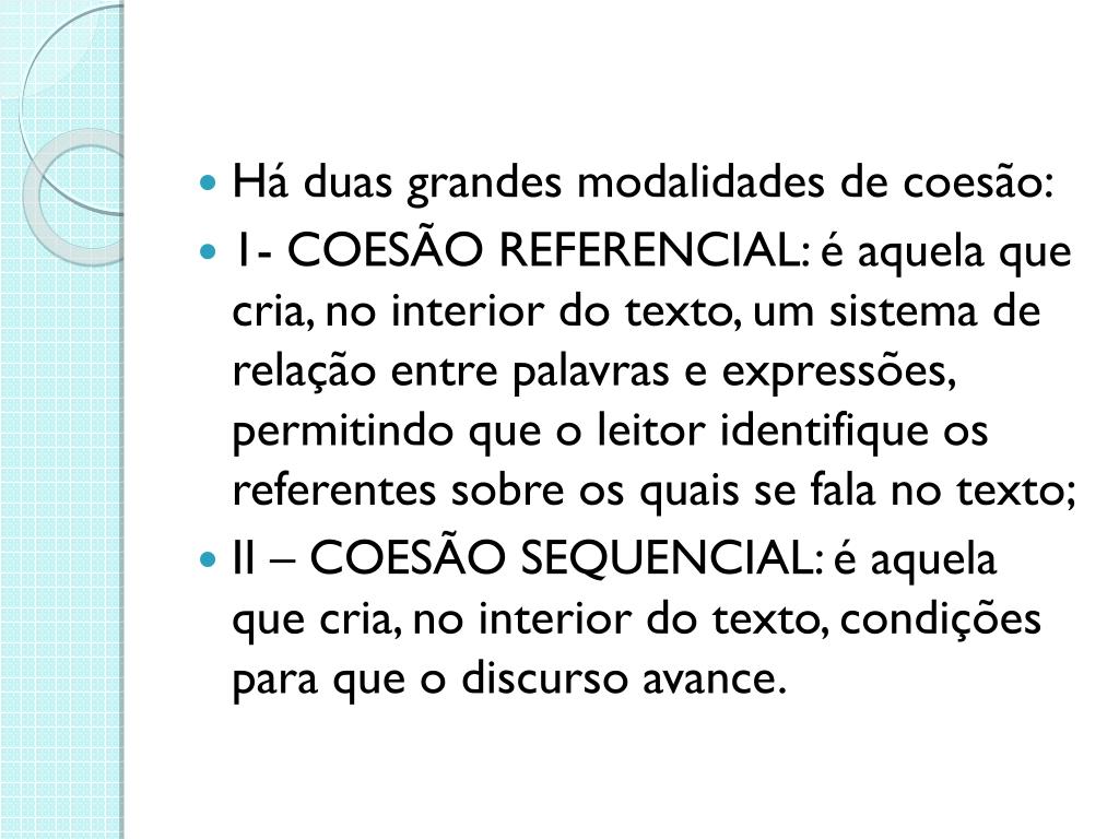 PPT Coesão textual PowerPoint Presentation, free download ID5823052