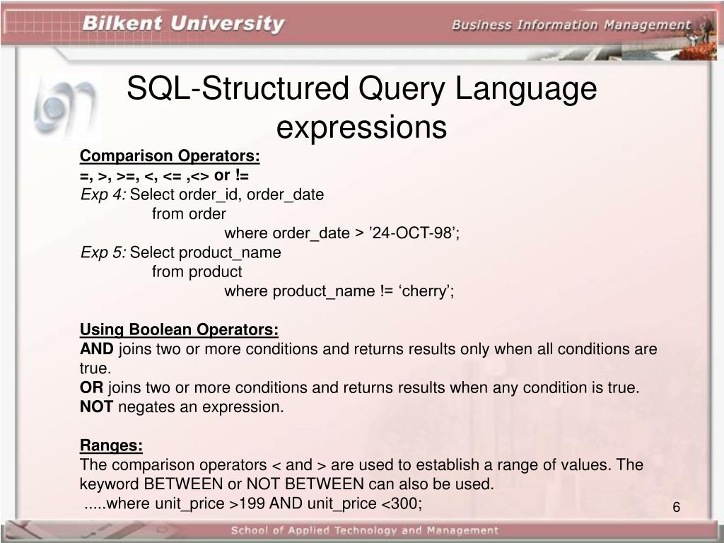 PPT SQLStructured Query Language PowerPoint Presentation, free