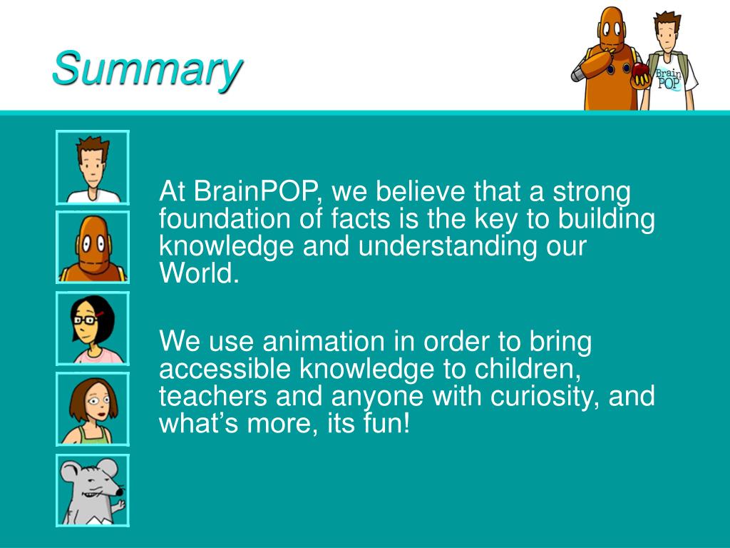 PPT BrainPOP PowerPoint Presentation, free download ID5829003