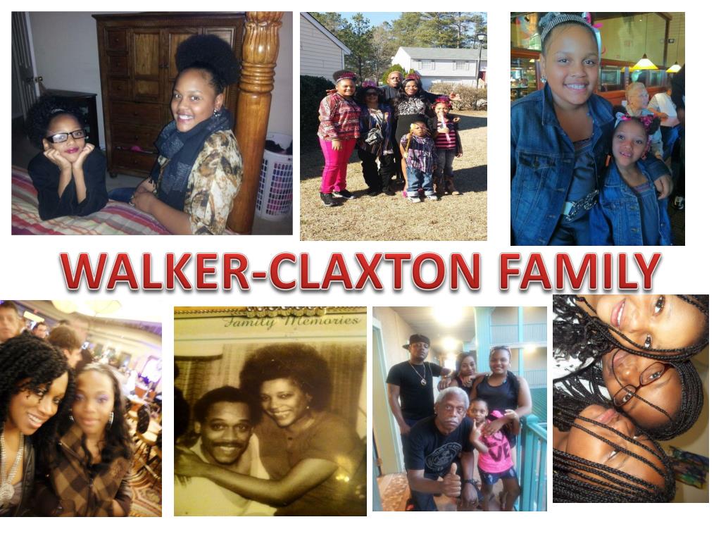 PPT WALKERCLAXTON FAMILY PowerPoint Presentation, free download ID