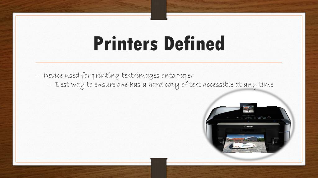 PPT Evolution of Printers PowerPoint Presentation, free download ID