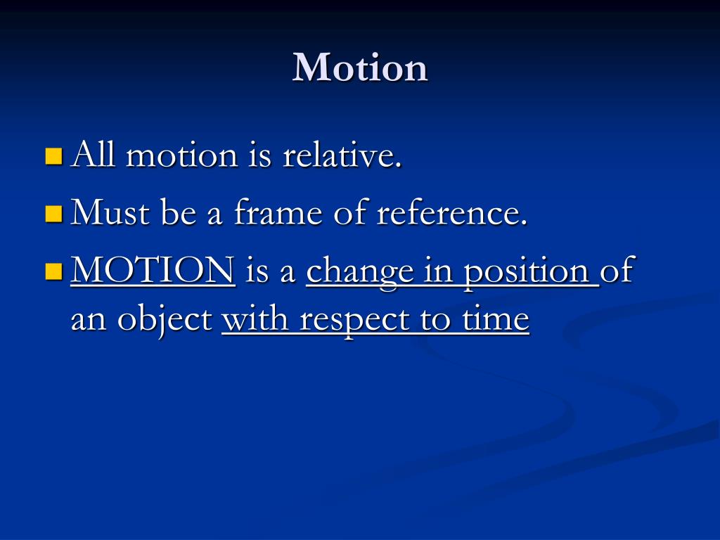 PPT Describing Motion PowerPoint Presentation, free download ID5832476