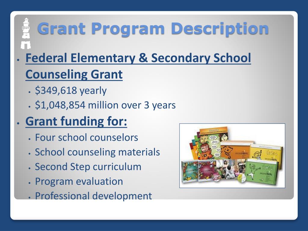 PPT Elementary School Counseling Grant Progress Update May, 2012 PowerPoint Presentation ID
