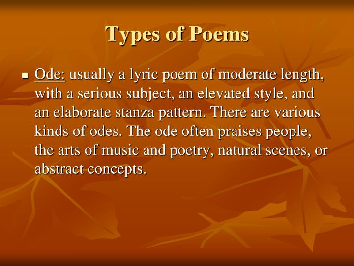 PPT Introduction to Poetry PowerPoint Presentation ID