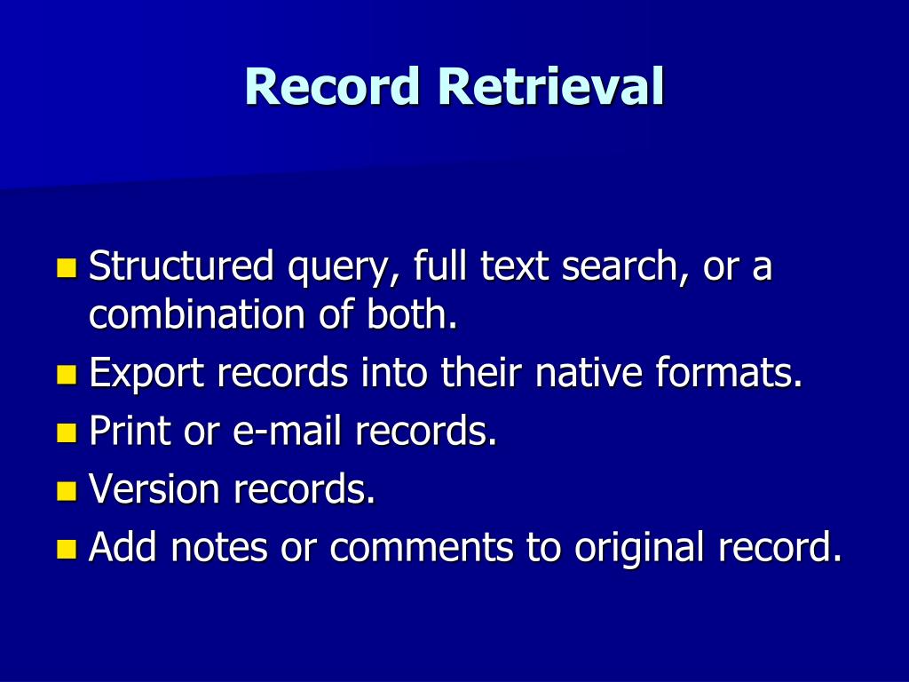 PPT Information Management 101 PowerPoint Presentation, free download