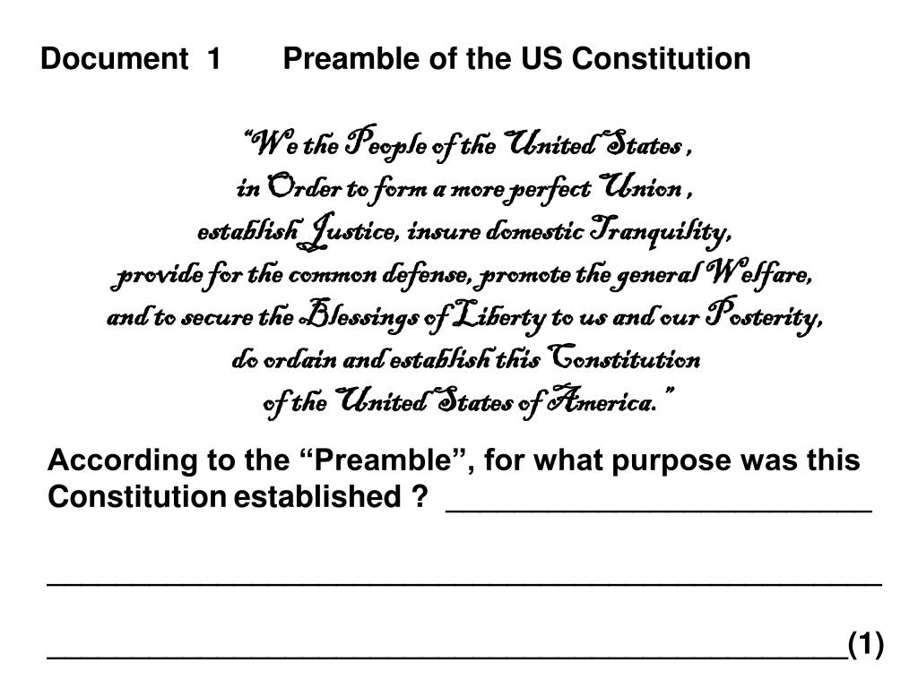 PPT DBQ Essay / Scaffolding US Constitution