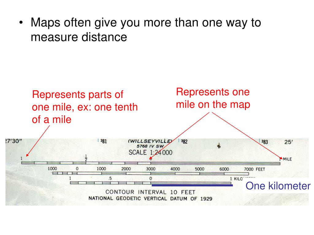 Are Topographic Map Scales Measured In Inches? PPT Topographic Maps PowerPoint Presentation, free download ID5841197