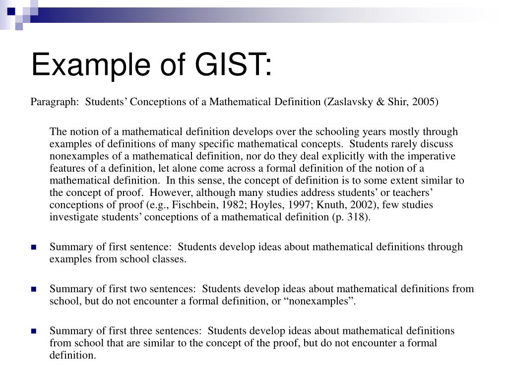 PPT Using Summarizing in Writing to Learn PowerPoint Presentation