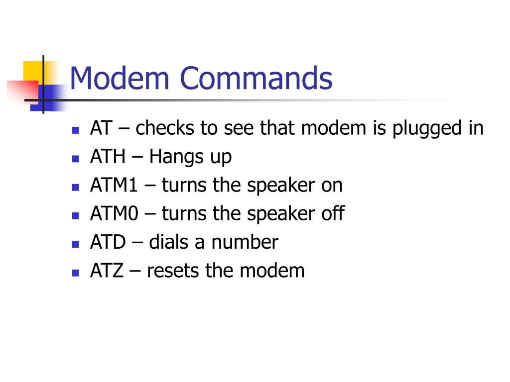 PPT Modems PowerPoint Presentation, free download ID5844071