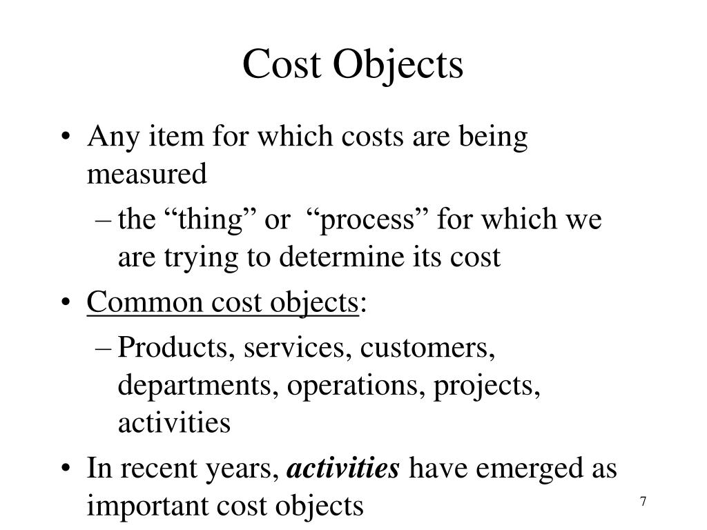 PPT COST OBJECTS & COST TRACING PowerPoint Presentation, free