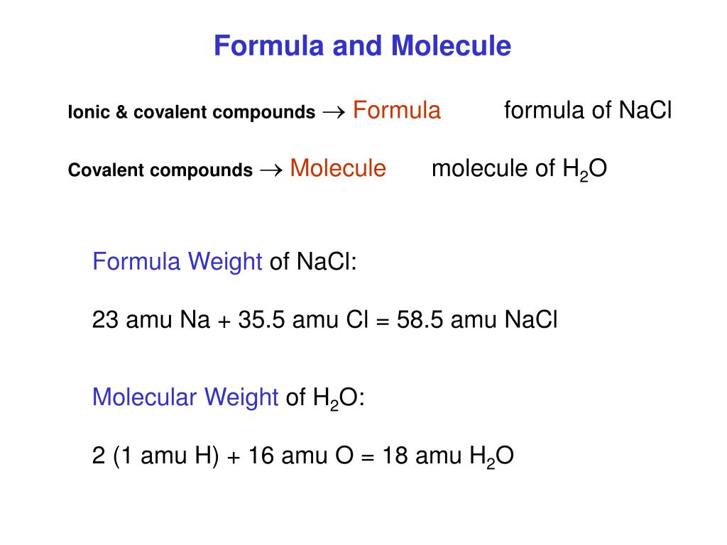 Calculate The Molecular Mass Of Nacl slidedocnow
