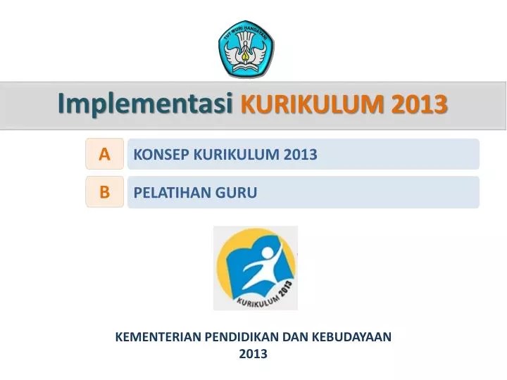 PPT Implementasi KURIKULUM 2013 PowerPoint Presentation