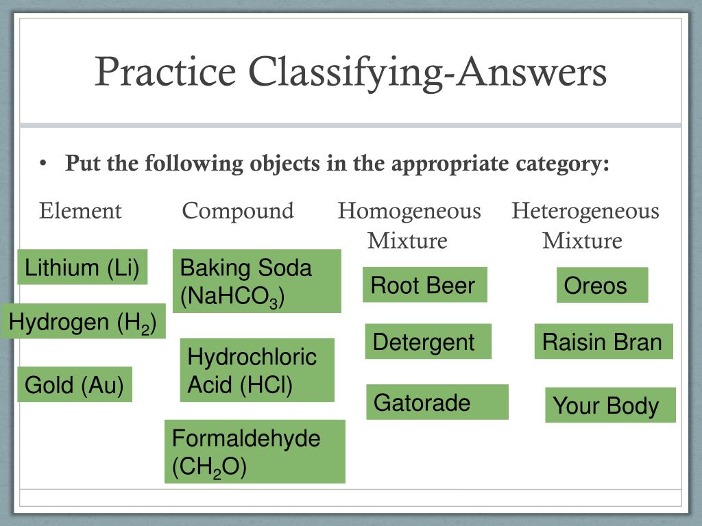 PPT Matter Classification PowerPoint Presentation, free download ID