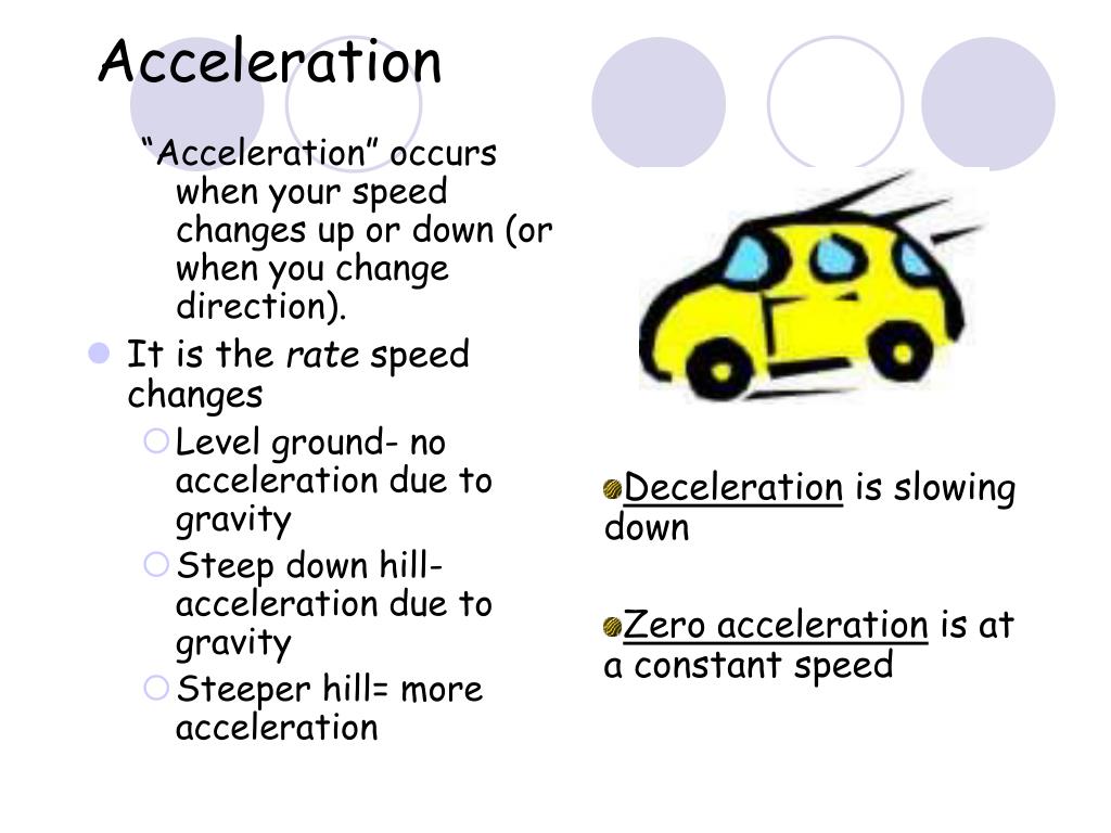 PPT Unit 2 Motion Speed and Velocity and Acceleration PowerPoint