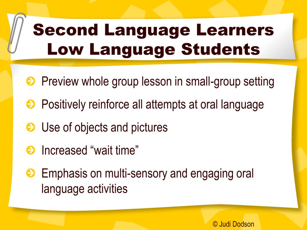 PPT Developing Oral Language Skills within the Classroom PowerPoint