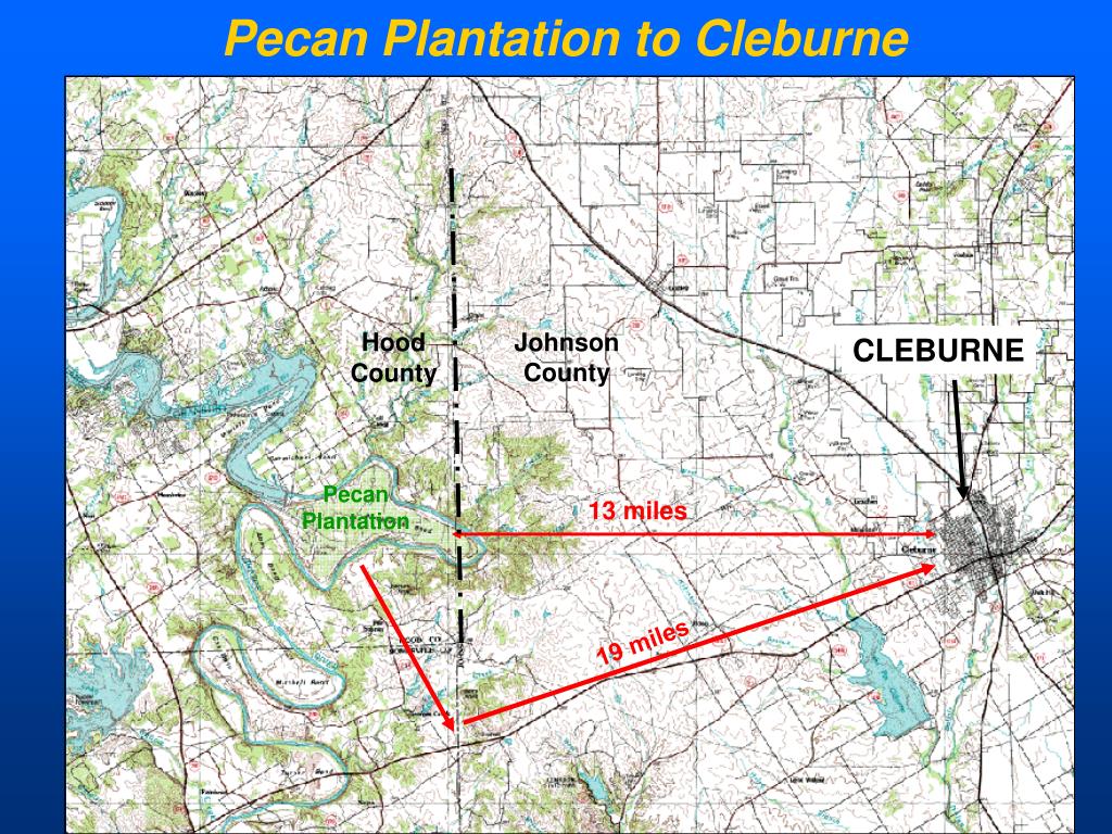 PPT Pecan Plantation Emergency Evacuation Routes PowerPoint