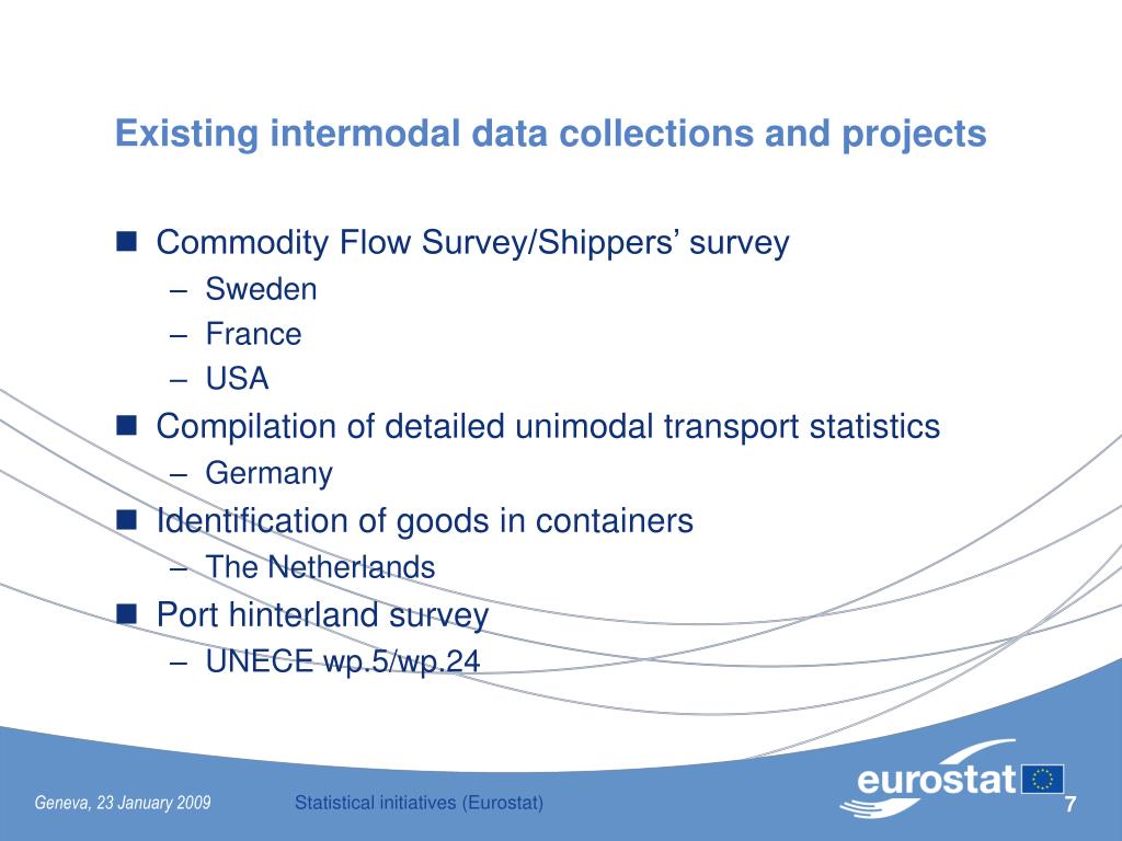 PPT Statistical initiatives Eurostat’s intermodal and maritime