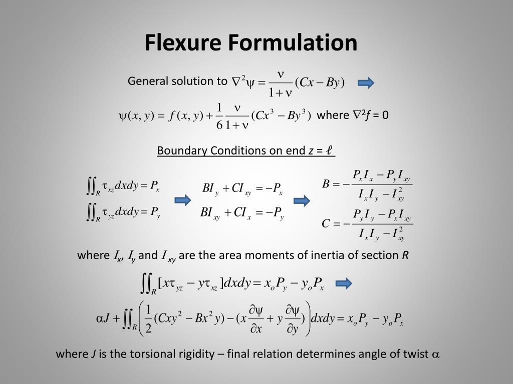 PPT Chapter 9 Extension, Torsion and Flexure of Elastic Cylinders