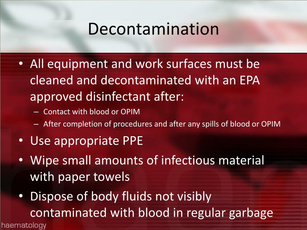 PPT Bloodborne Pathogens PowerPoint Presentation, free download ID