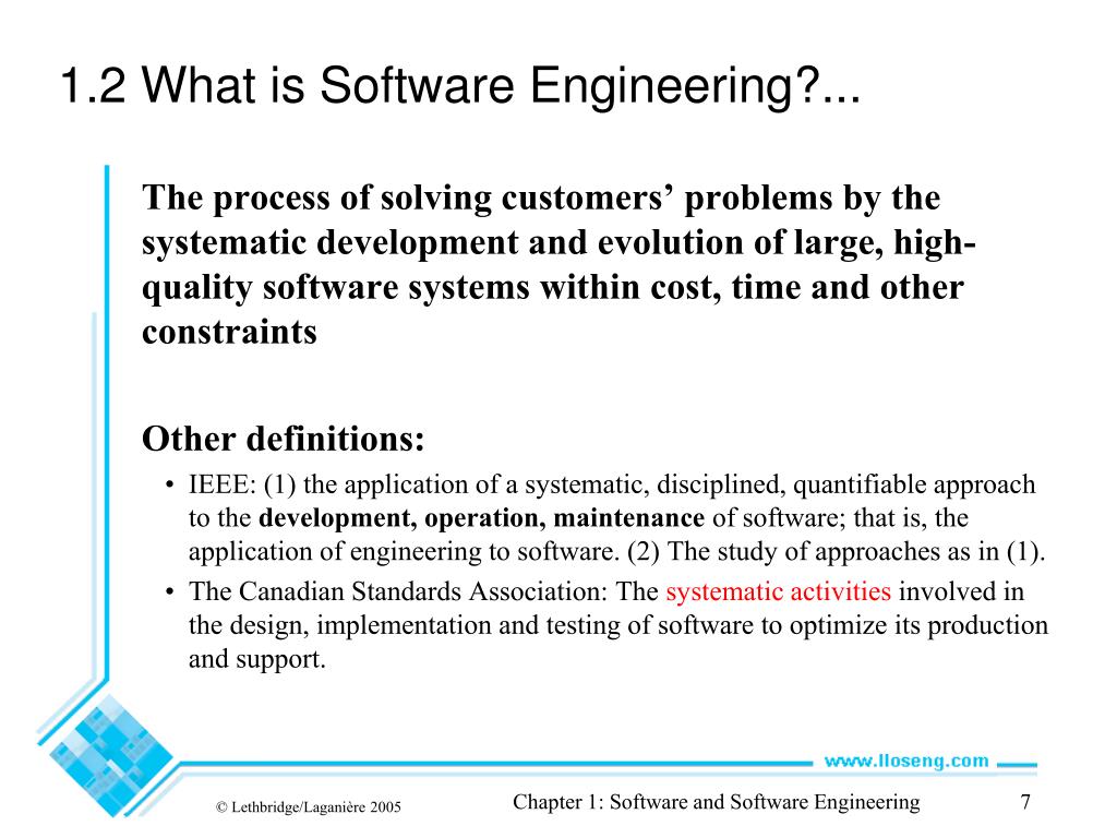 PPT ObjectOriented Software Engineering Practical Software