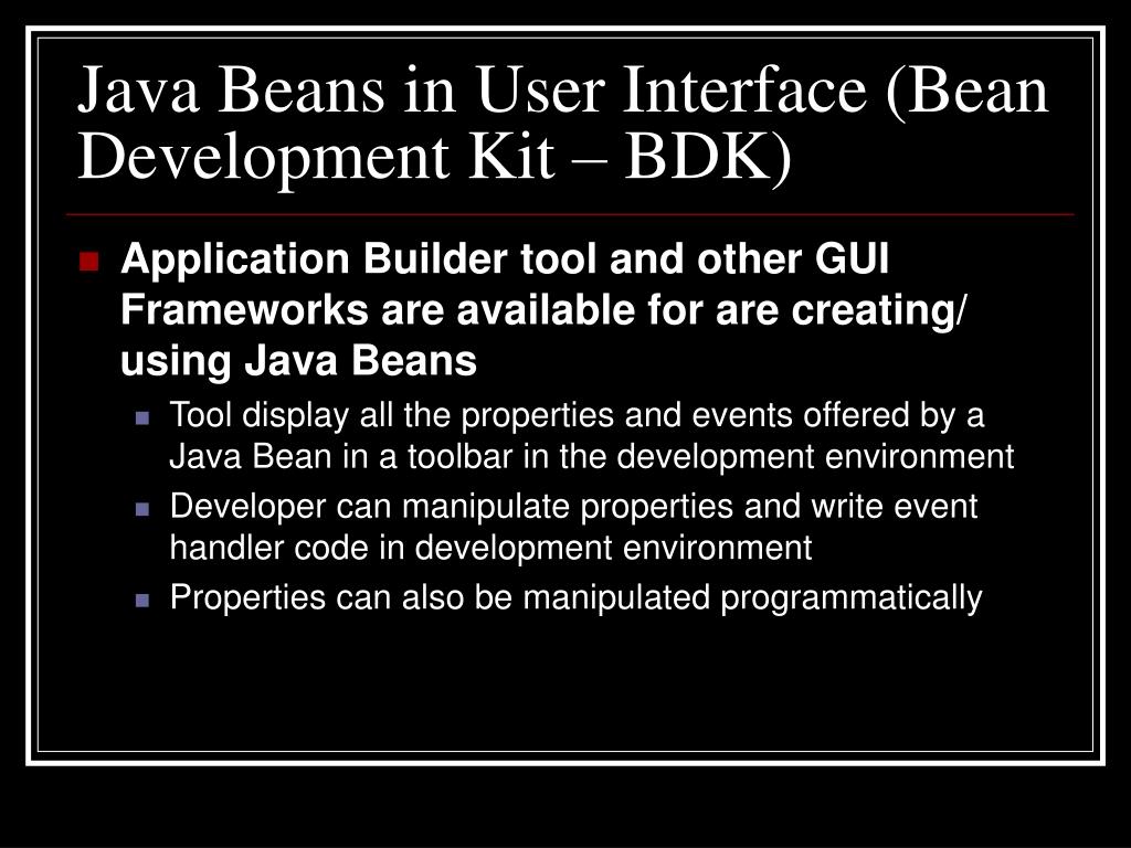 PPT Java Beans PowerPoint Presentation, free download ID5856607