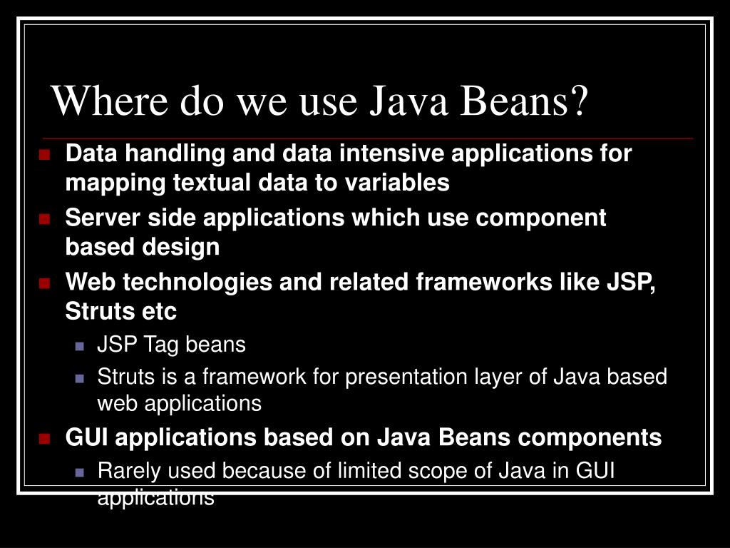 PPT Java Beans PowerPoint Presentation, free download ID5856607