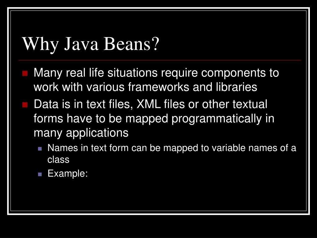PPT Java Beans PowerPoint Presentation, free download ID5856607