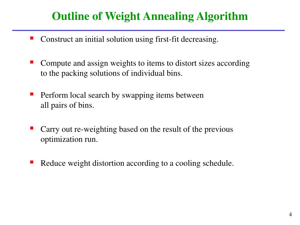 PPT Solving the Maximum Cardinality Bin Packing Problem with a Weight