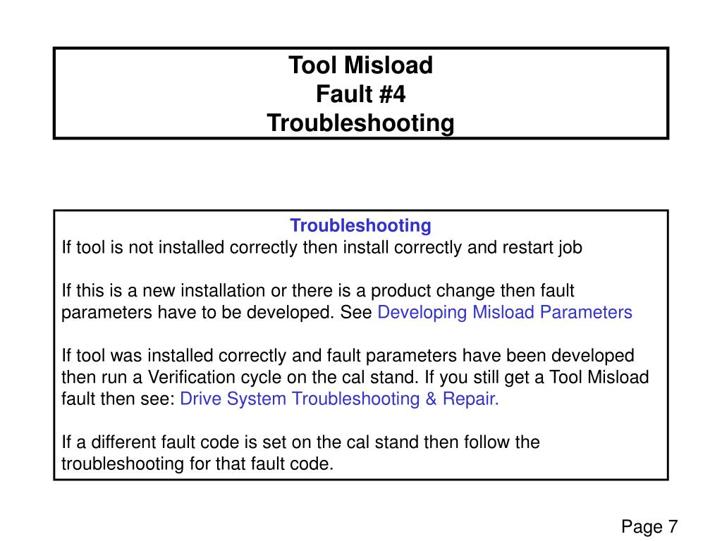 PPT Tool removed during cycle Fault 2 PowerPoint Presentation, free