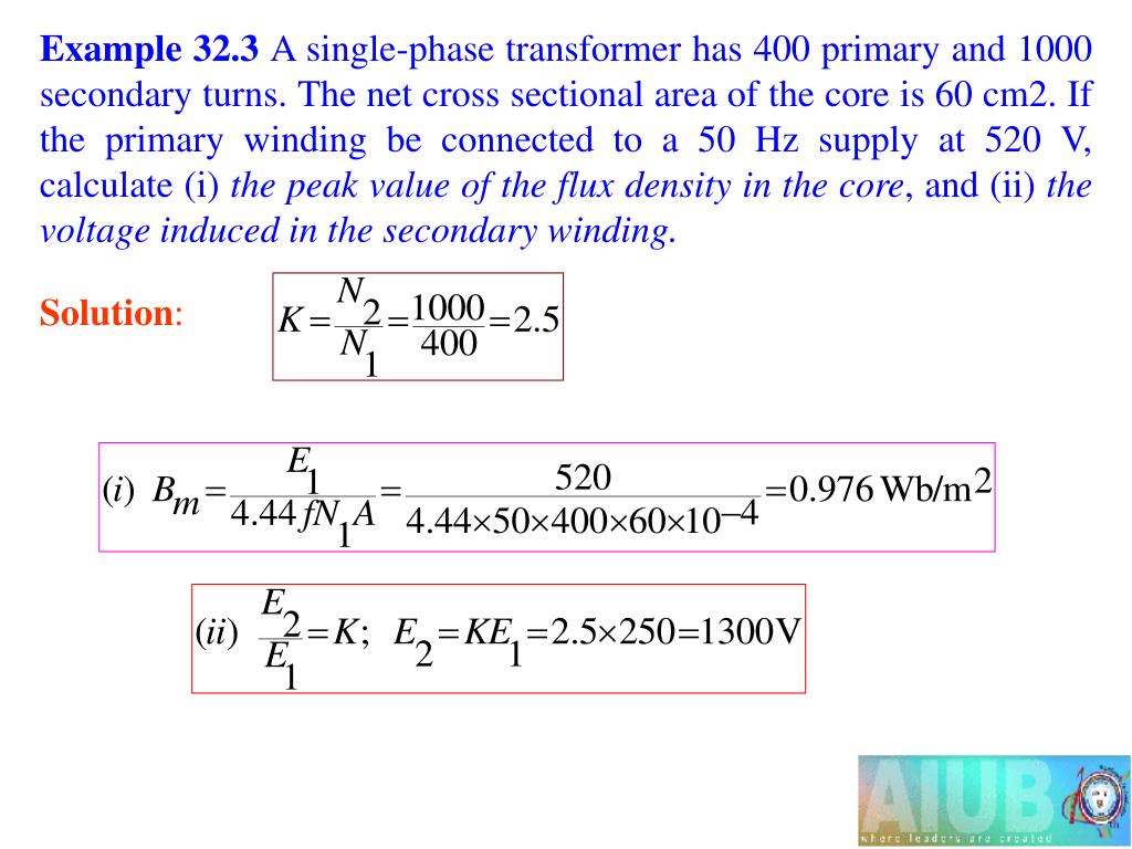 PPT Single Phase Transformer PowerPoint Presentation, free download