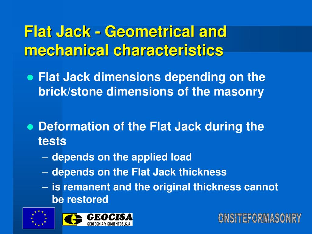 PPT ELASTIC PROPERTIES OF MASONRIES NDT and MDT methods PowerPoint