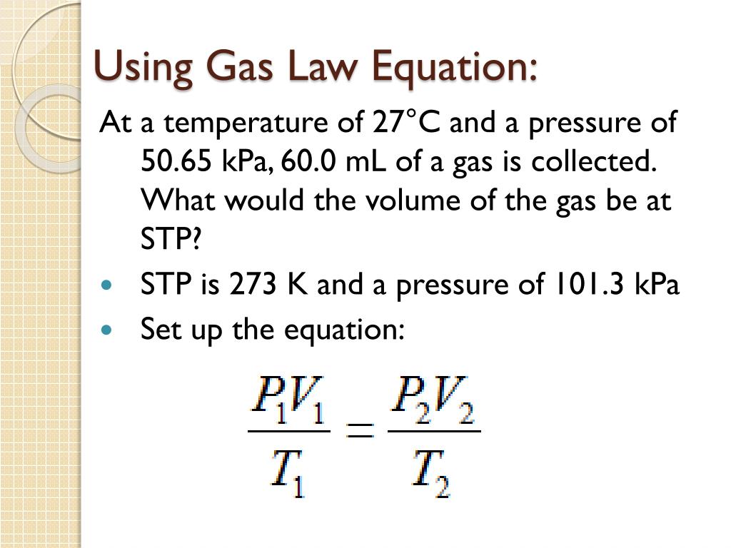 PPT Combined Gas Law PowerPoint Presentation, free download ID5864985