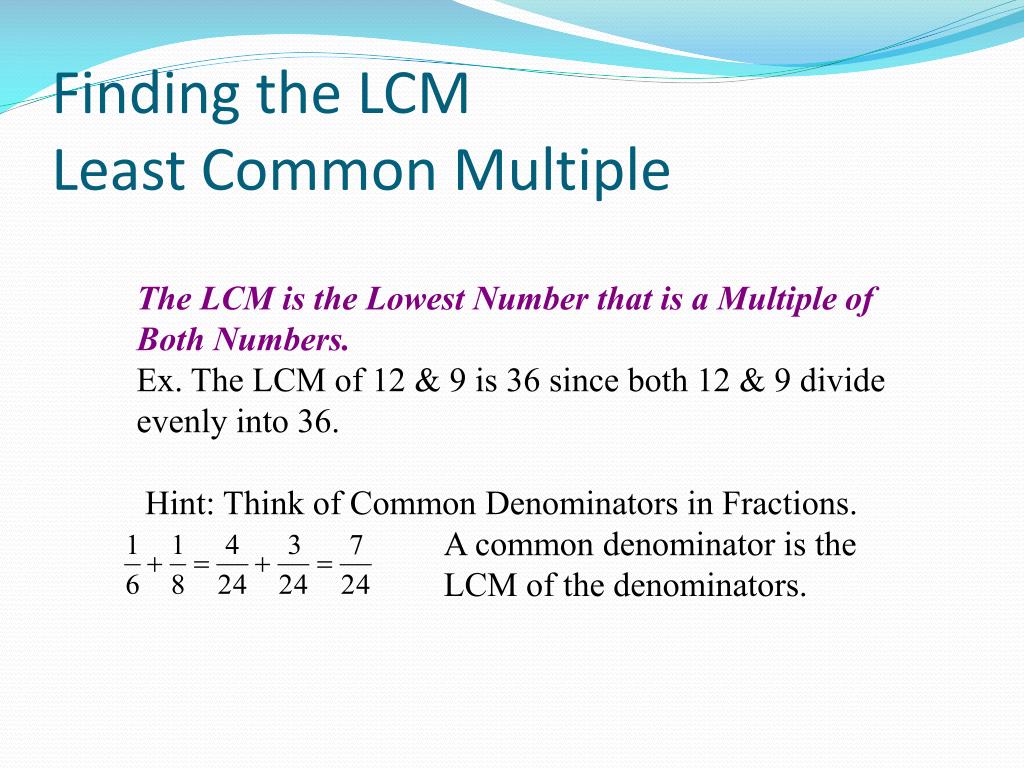 PPT PRIME FACTORIZATION GCF & LCM PowerPoint Presentation, free