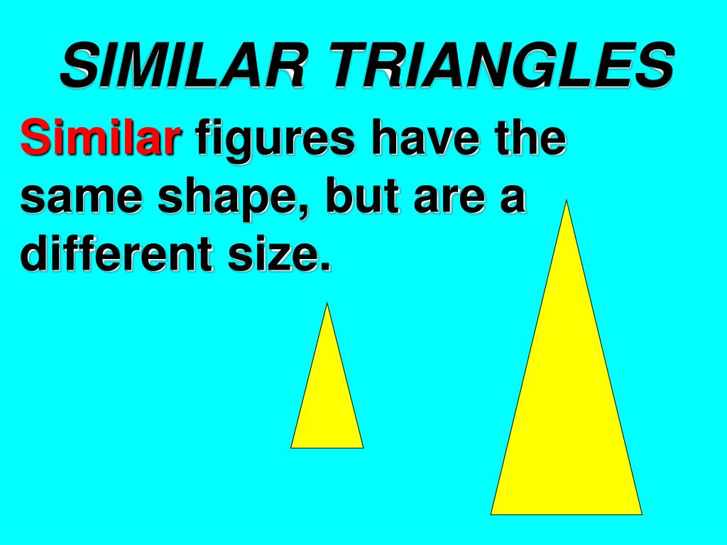 PPT Similar Figures PowerPoint Presentation, free download ID5867072