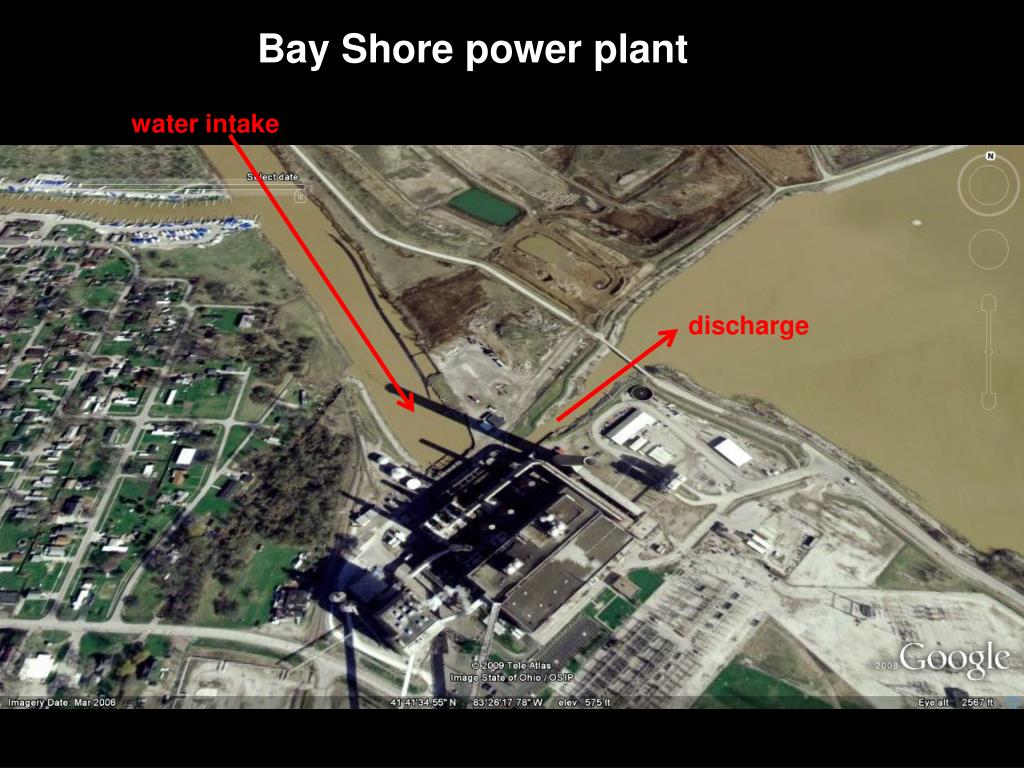 PPT Effects of Bay Shore power plant on ecosystem function in Maumee
