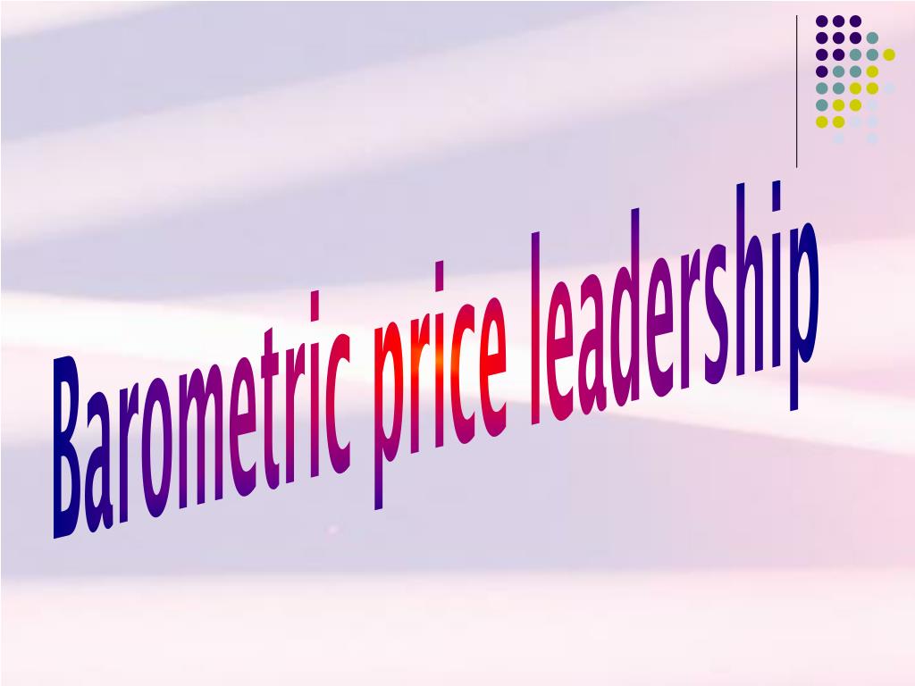 PPT Price leadership Model PowerPoint Presentation, free download