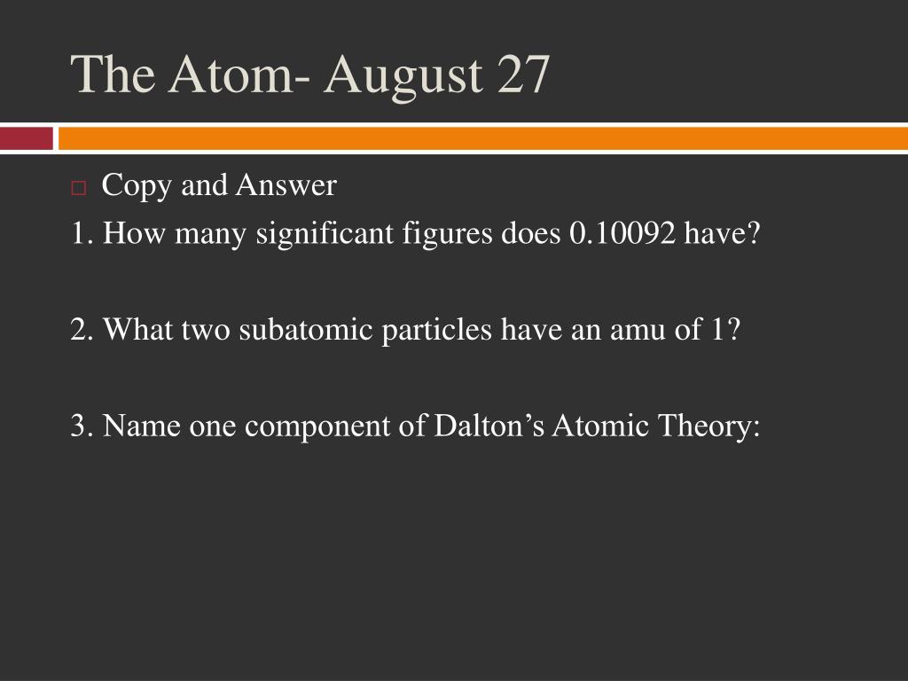 PPT The Atom PowerPoint Presentation, free download ID5874736