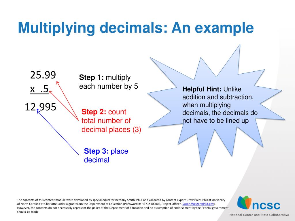 PPT Multiplication and Division with Decimals PowerPoint