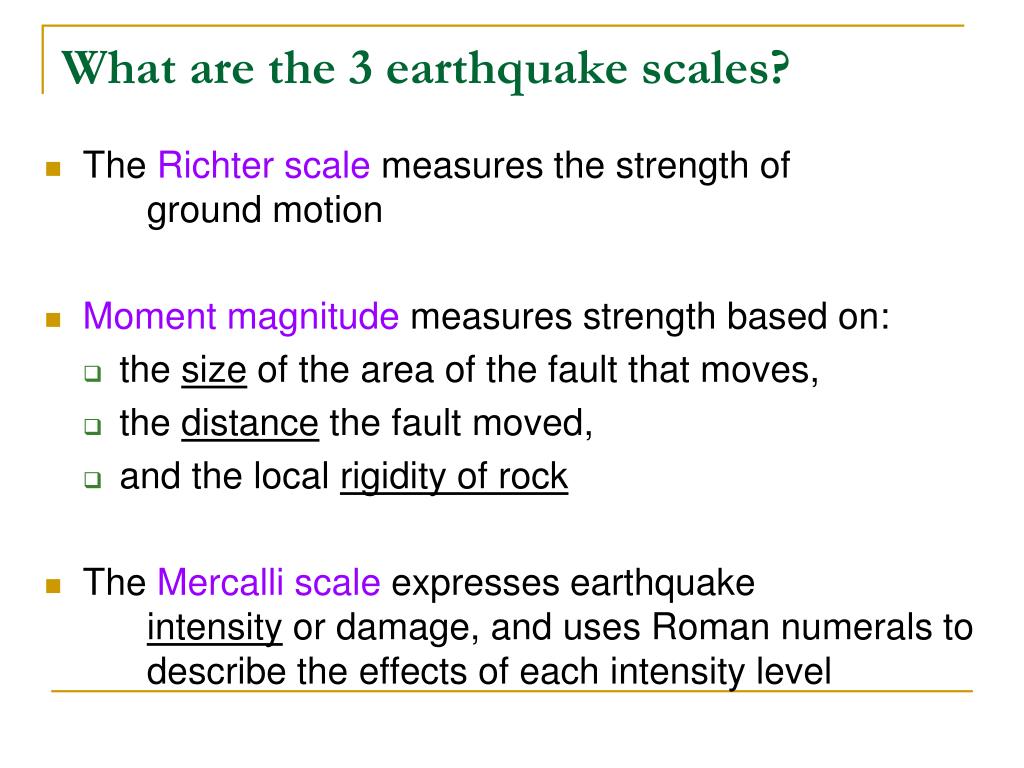 PPT 18 Measuring Earthquakes PowerPoint Presentation, free download