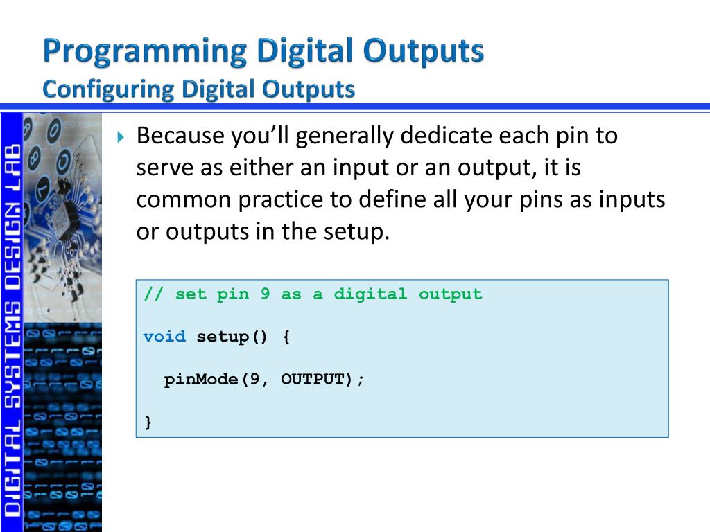 PPT Digital Outputs LEDs PowerPoint Presentation, free download ID