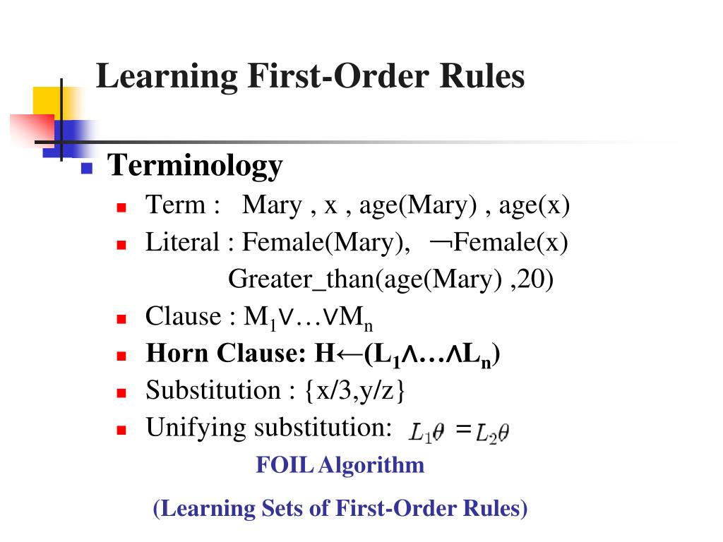 PPT Chapter 10 Learning Sets Of Rules PowerPoint Presentation, free