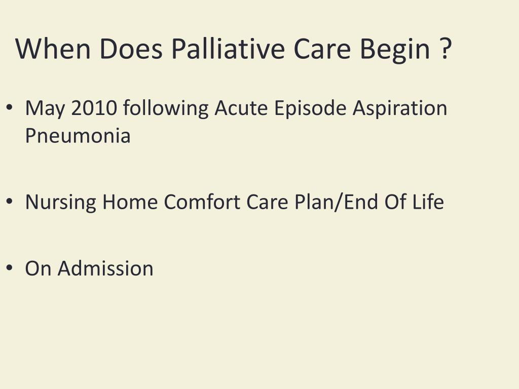 PPT Caring For A Patient With Palliative Care Needs in The Nursing
