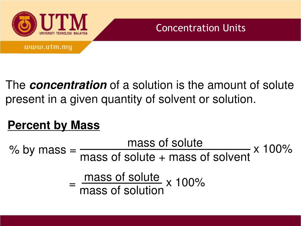 PPT A solution is a homogenous mixture of 2 or more substances