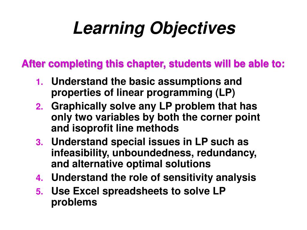 PPT Linear Programming Models Graphical and Computer Methods