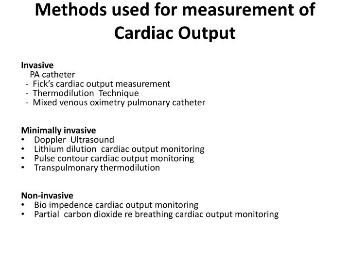 PPT Measurement of cardiac output PowerPoint Presentation ID5880804 PPT Measurement of cardiac output PowerPoint Presentation ID5880804