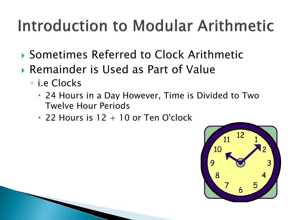 PPT Modular Arithmetic PowerPoint Presentation, free download ID