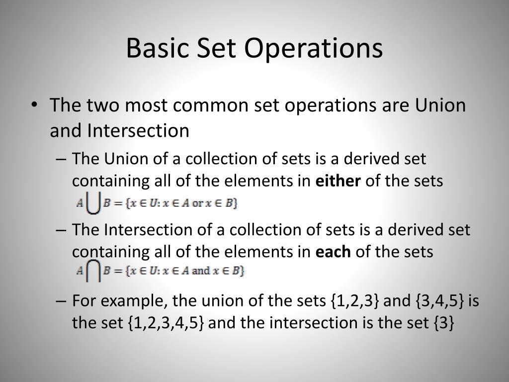 PPT Sets Defined PowerPoint Presentation, free download ID5882329